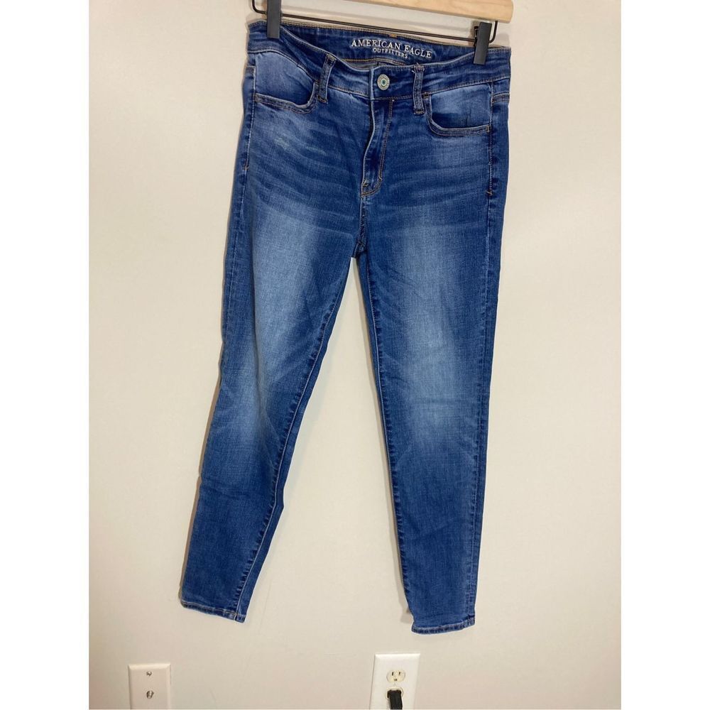American Eagle Stretch Women's Dark Wash Denim SZ 4 Jeans